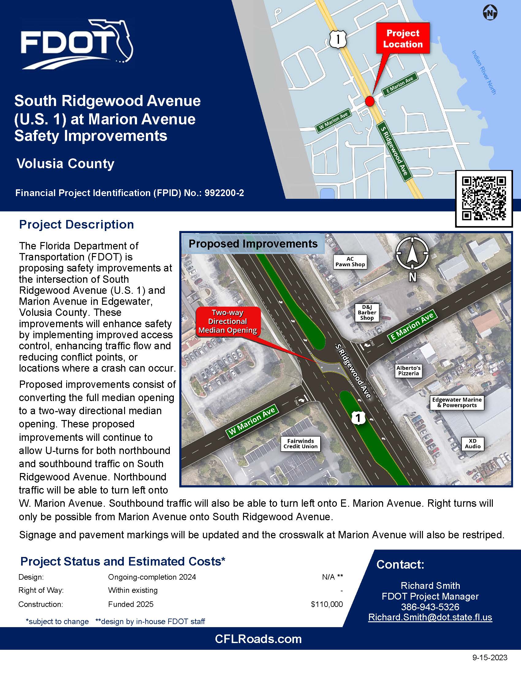 FDOT-US 1 at Marion Improvements