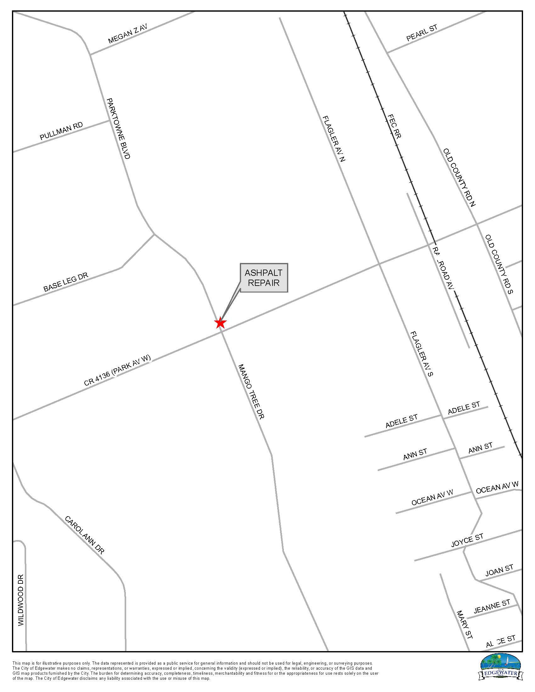 Partial Road Closure Parktowne Blvd. February 7, 2024 City of