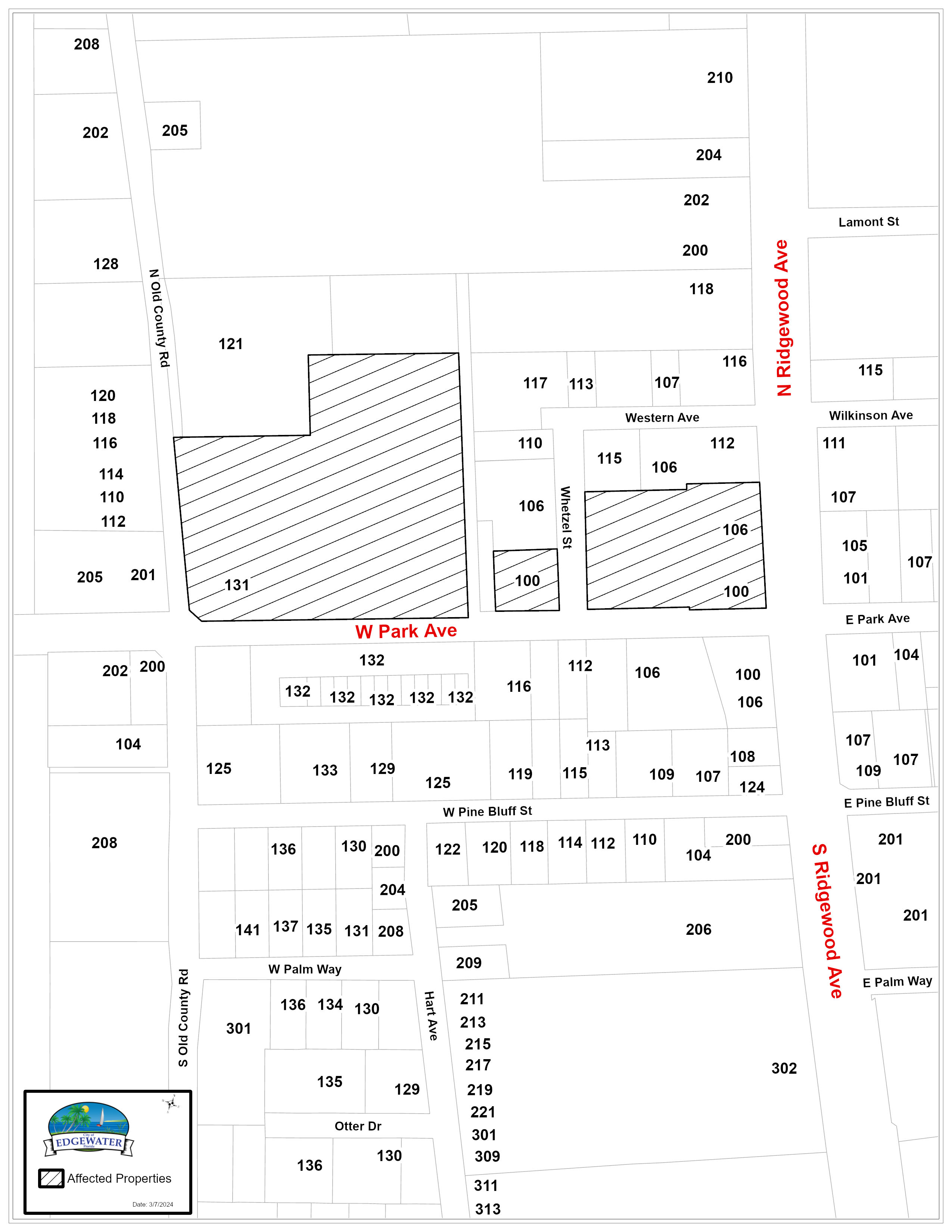 Precautionary Boil Water Notice-March 12, 2024-West Park Ave East of Old County to North Ridgewood Ave