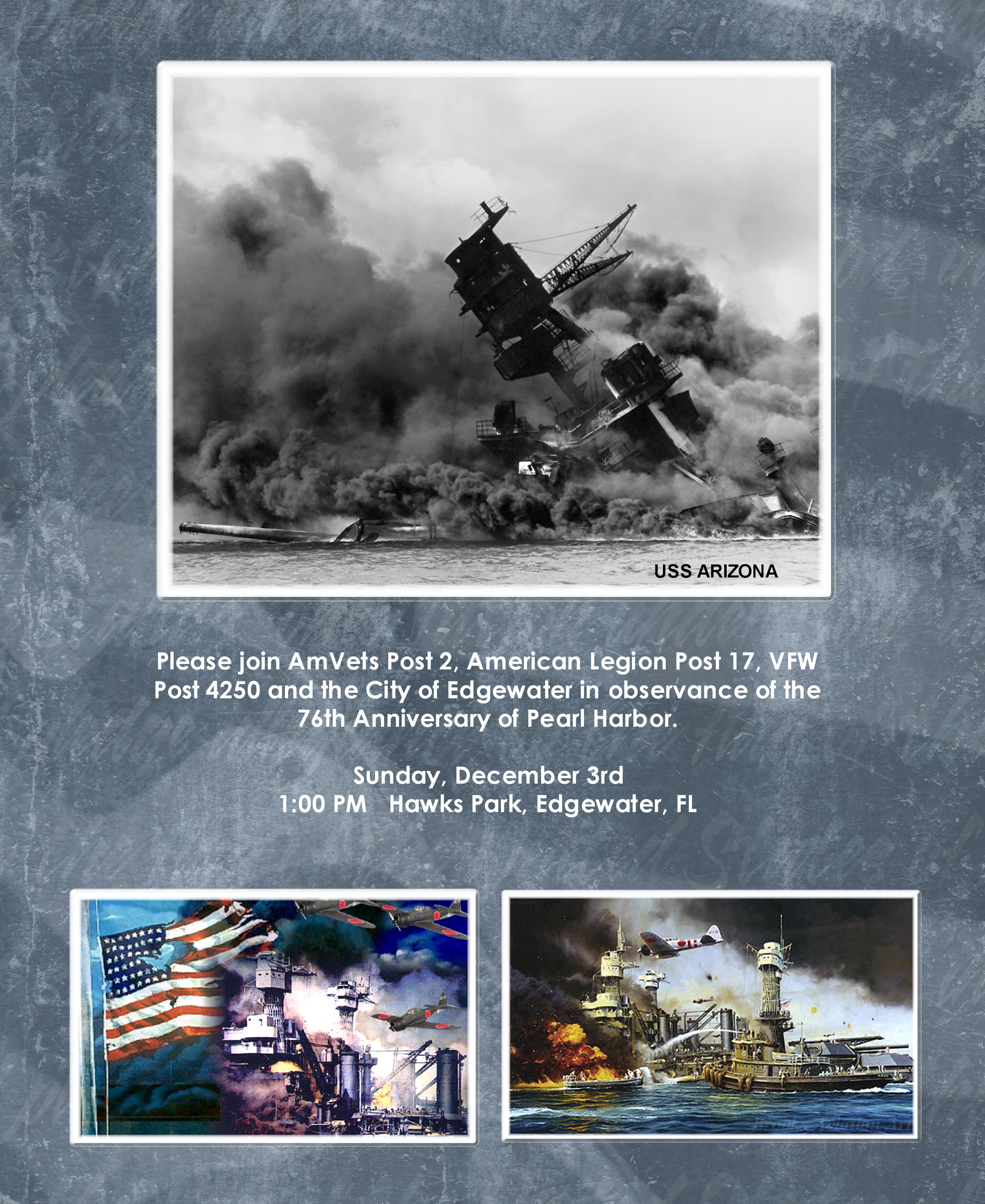 Pearl Harbor Day Flyer