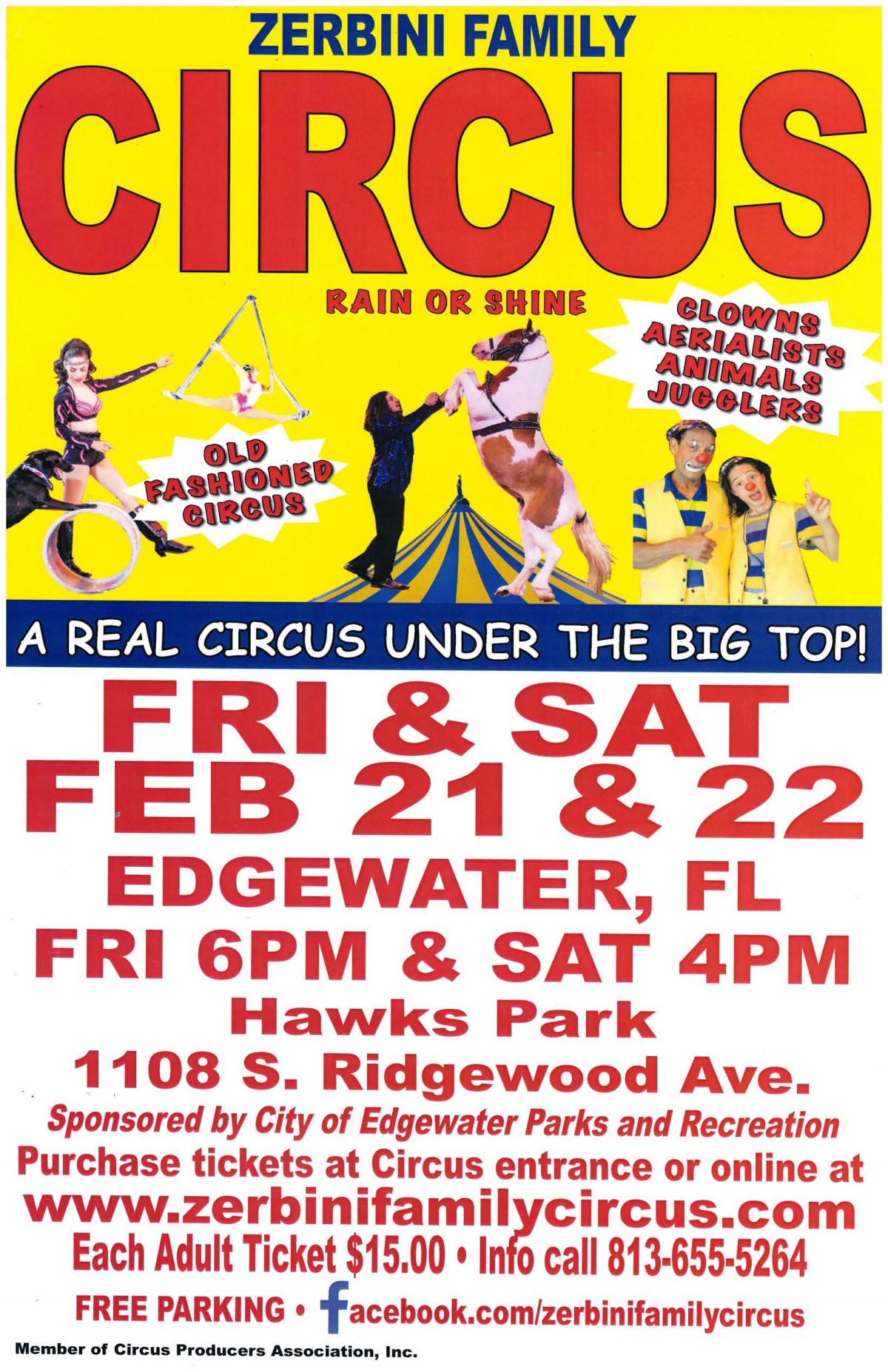 Zerbini Family Circus | City of Edgewater Florida